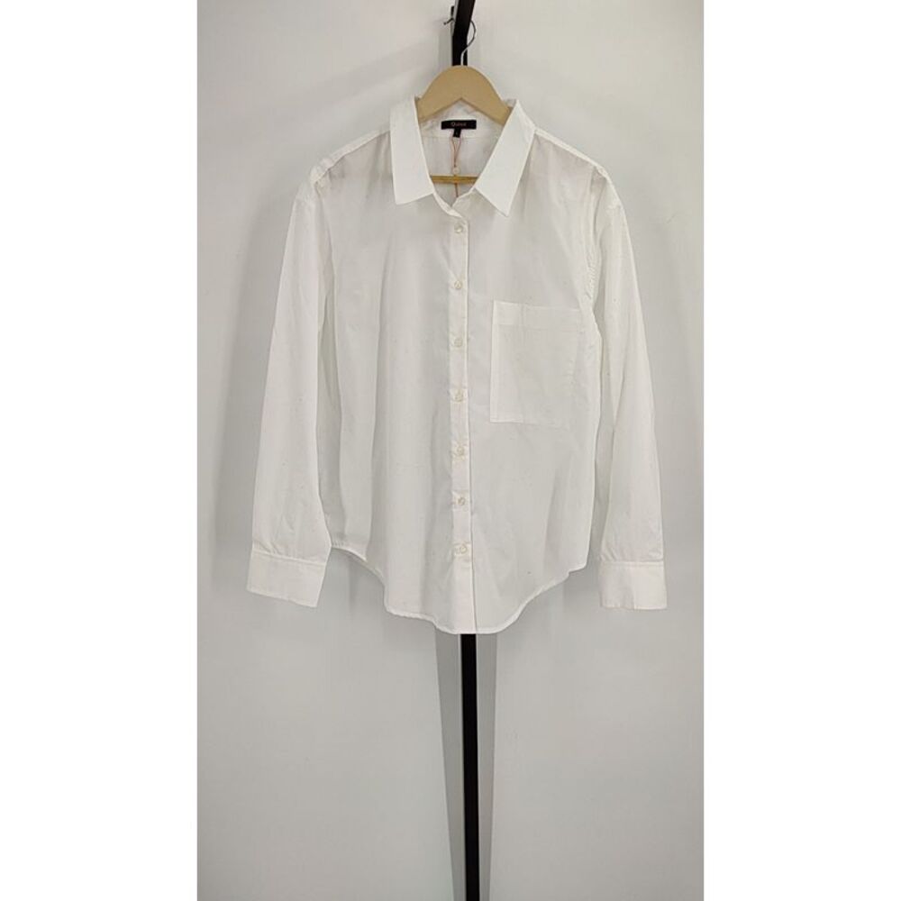 Quince White Button-Up Shirt